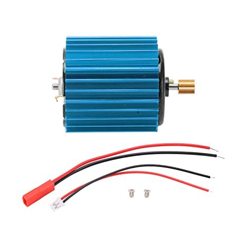 370 Brushed Motor with Heat Sink 2 Speed Metal Gear for Oldest RC Car WPL Models Blue Sporting Goods Accessories