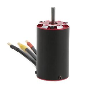 RC 3660 2800KV Brushless Motor V2 4 Pole High Torque Motor with Temperature Sensor for 1/8 1/10 RC Cars