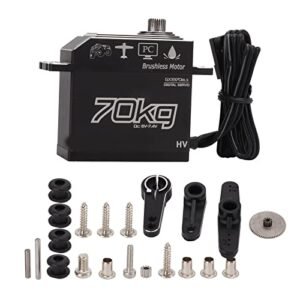 Alomejor GX3370BLS 70KG Digital Servo 25T Servo IP67 Steering Servo Stainless Steel Gear Motor Servo for SCX10 1/8 1/10 Car