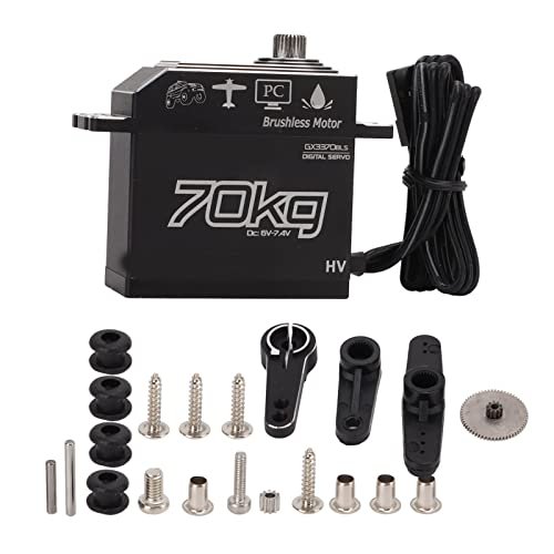 Alomejor GX3370BLS 70KG Digital Servo 25T IP67 Waterproof Stainless Steel Gear Motor for RC Cars SCX10 1/8 1/10 Scale Models