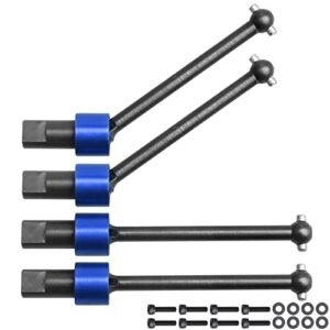 Hobbyfire Metal Steel Drive Shaft Assembly 4 Pack Uproar RC Parts for 1 18 Traxxas LaTrax Teton Desert Prerunner SST