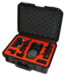Drone Hangar Pelican Case for Mavic 3 or 3 Pro Drone with Cine Premium or Fly More Kit Combo. Also fits one of the following controllers: DJI RC-N1, RC, RC2, RC Pro or Smart Controller.