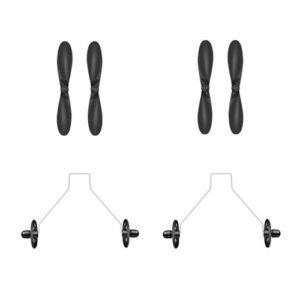 HAWK'S WORK RC Work Wheels and Propellers Set for RC Cessna Z50 and RC Eagle Z59 2 Pairs