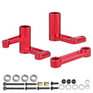 Voodoo RC Drag Tires Aluminum Steering Bell Crank Set for Traxxas 1 10 Slash 2WD Rustler VXL Bandit