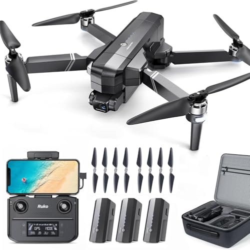 Ruko F11GIM2 Drone with 3 Batteries 4 Blades Carrying Case Spare Propellers
