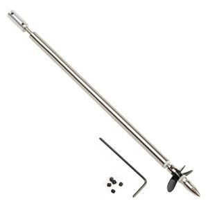 Bettomshin Drive Shaft with Propeller and Universal Joint for RC Boat and Submarine 9.75 Inch Shaft 7.8 Inch Sleeve 1.40 Inch Propeller Fits 0.16 Inch Motor Shaft Cheap RC Submarine