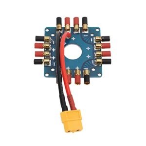 RC Drone Power Supply Distribution Board with 3.5mm Banana Connectors for Enhanced Drone Performance