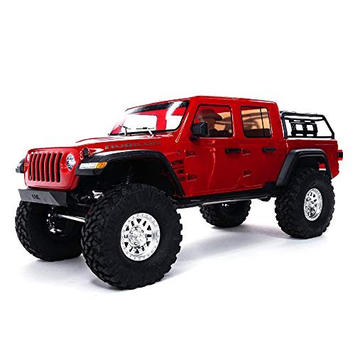 Axial Clawback RC Truck 1/10 SCX10 III Jeep JT Gladiator Rock Crawler RTR Red AXI03006BT2