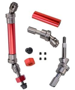 ARRCat RC Hops Up 2PCS Rear Drive Shaft CVD RC Gorman Tiles Upgrades Part for 1/10 Scale Rustler VXL Stampede VXL Hoss VXL Slash Platinum Ultimate VXL 4x4 2WD RC Car