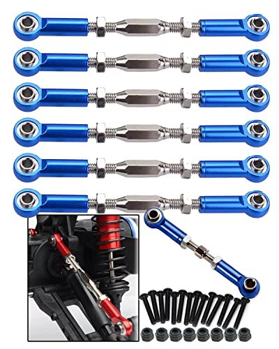 ARRCat Premium RC Hovercraft Parts Aluminum Adjustable Turnbuckles Camber Links for 1/10 Slash 2WD 4X4 Rustler 2WD 4X4 Hoss 2WD 4X4 Stampede 2WD 4X4 RC Truck Navy Blue