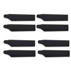 STARC 4Pairs 450 Helicopter Plastic Tail Rotor Blades Compatible with Align RC Helicopter Kits Trex 450 V3 PRO DFC