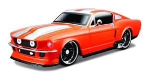 Maisto Tech R C Fox Body Mustang RC 1/24 Scale 2 4 GHz 1967 Ford Mustang GT Metallic Orange