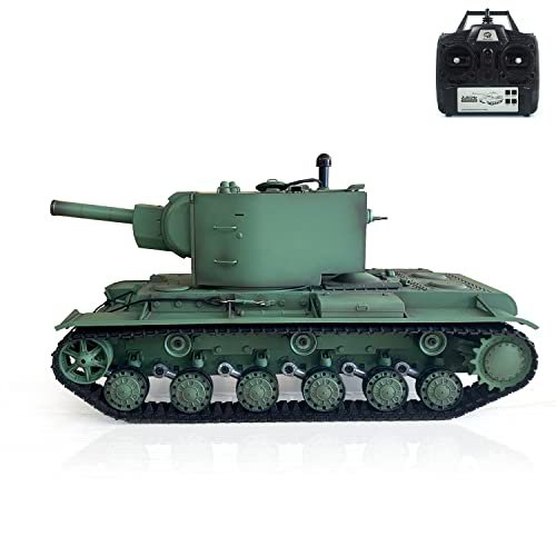 TOUCAN RC HOBBY 1/16 Henglong Tk7 0 Soviet Kv 2 Ground Effect RC Car with Barrel Recoil BB Airsoft Smoke and Sound
