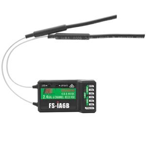 Flysky FS iA6B Best RC Car Receiver and Transmitter 6 Channel 2.4G with PPM Output and iBus Port