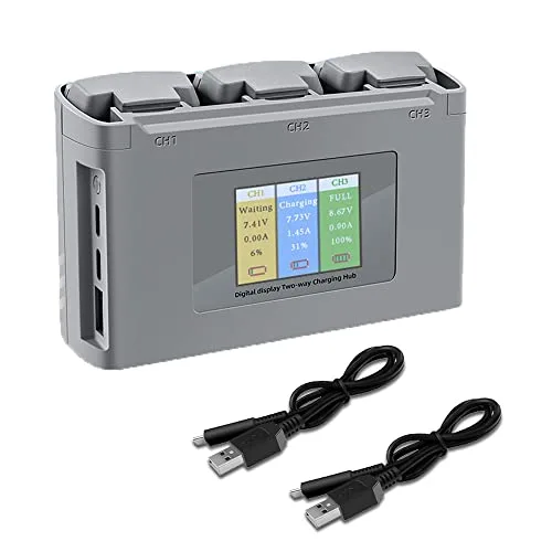 AIROKA Mini 4K Mini SE Mini2 Two Way Battery Charging Hub for DJI Drones Efficiently Charging NiMH Batteries RC