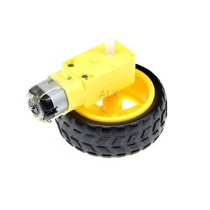 Fastest RC Car in the World 300 MPH Price TT Motor 130 with Wheel Smart Car Robot Gear Motor for Arduino DC3V 6C DC Slow Down Gear Motor and 65MM Wheel 2 Sets