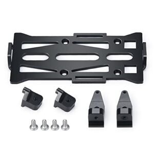RCLIONS Aluminum Alloy Battery Tray Holder for Axial SCX24 AXI90081 AXI00001 1/24 RC Crawler Car Upgrades Perfect for RC Calais vs RC Strasbourg Alsace Lineups
