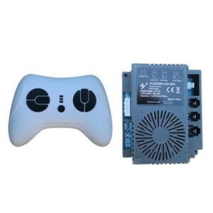 JR1939FCC White 2.4G Remote Control and HY2005RX 24V 40A Receiver RC Car Storage Box for Kids Ride On Toys