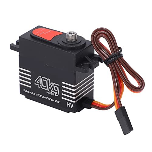 Nwejron 40KG High Speed RC Digital Servo for Texas RC Battleship Battles Metal Gear Motor 180° Rotation