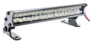 Apex RC Products 36 LED 89mm Aluminum Light Bar for RC ATV Nitro Vehicles Compatible with LaTrax SST Traxxas 1/16 Slash Stampede 4x4 Nitro Sport ERevo ECX 1/18 Torment