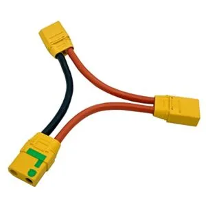 FLY RC XT90S Battery Series Connector 10 Gauge Wire for 10 Dollar RC Helicopter Quadcopter