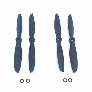 KingVal Replacement 2 Pairs 6045 Carbon Fiber CW CCW Propeller for NMPRA RC Quadcopter Drone