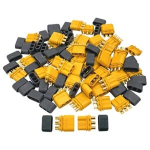 Yaohappy 20pair Amass MR30 Connector Plug with Sheath Ideal for Balsa RC Airplane Plans