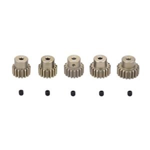 KingVal 5PCS 32DP 3.175mm 16T to 20T Aluminium Pinion Motor Gear Set for Pinto RC Body and 1/10 RC Cars