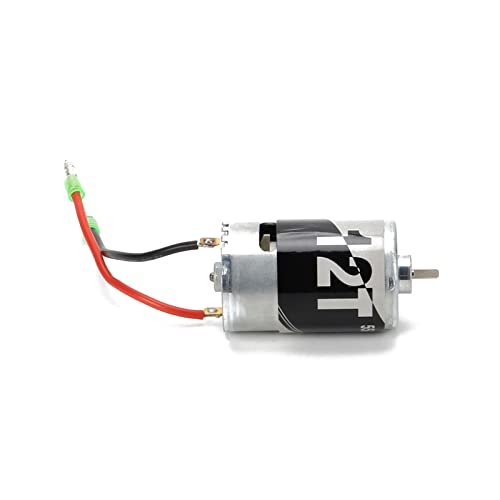 RCAWD 550 12T Brushed Motor for 1/10 ARRMA 3s Mega Vorteks Senton Granite Big Rock Typhon Slash 4x4 2WD Redcat Volcano EPX ECX Losi Upgrades Hop Ups Parts AR390175 ARAG1005