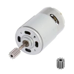 Agatige RS550 DC Motor 12V 550 10000RPM Gear Micro Motor with RC Helicopter Head Speed Calculator for Electric Vehicles Toy Cars Motorcycles
