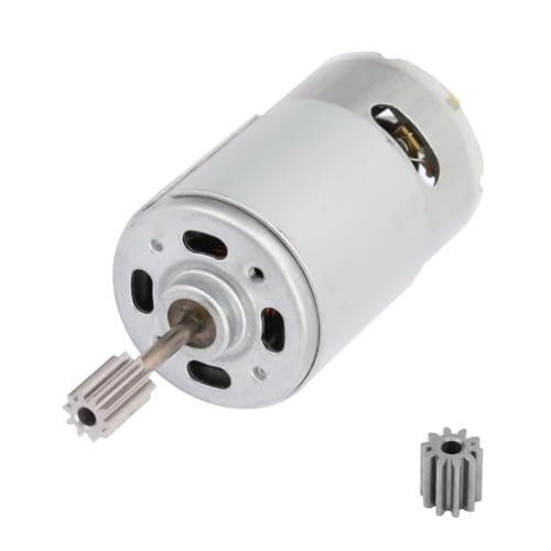 Agatige RS550 DC Motor 12V 550 10000RPM Gear Micro Motor with RC Helicopter Head Speed Calculator for Electric Vehicles Toy Cars Motorcycles