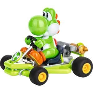 Carrera RC Mario Kart Pipe Kart Yoshi 1 18 Scale Remote Control Car with Rechargeable LiFePO4 Battery