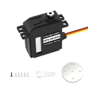 Hiwonder Coreless Servo Waterproof Servo with Stainless Steel Gear Motor for RC Jet Buyers 0.06sec High Speed Mini Servo