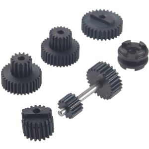 ShareGoo 1Set Gearbox Steel Gear Set for Dual Speed Transmission Compatible with B1 Bomber RC Jet WPL B1 B14 B24 B16 B36 C14 C24 1 16 RC Car