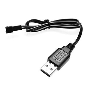 Maxmoral USB Power Charger Cable for Bruder RC Excavator SM 2P Plug 3.6V 250mA Output Ni Cd Ni Mh Battery Pack