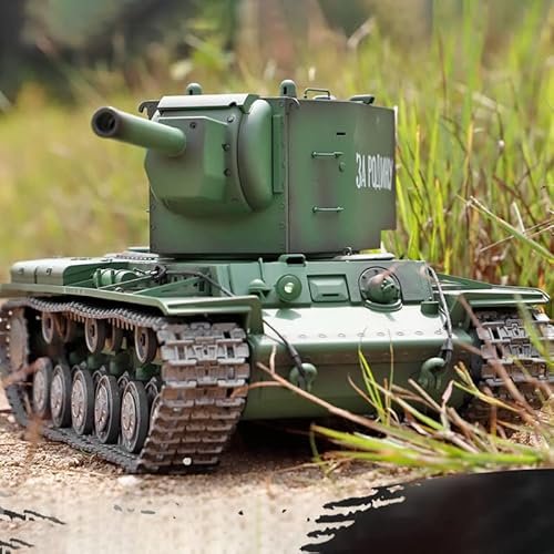 Hobby Hut RC TOUCAN 1 16 Scale Soviet KV 2 Gigant RTR RC Tank with Metal Tracks and 7 0 Infrared Combat System