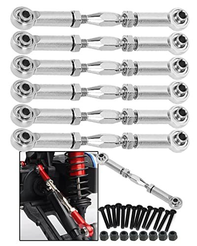 ARRCat Aluminum Adjustable Turnbuckles Camber Links RC Jet Parts for 1/10 Slash Rustler Hoss Stampede 2WD 4X4 RC Trucks