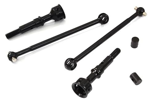 Integy RC Foam Drag Tires and Billet Machined Universal Driveshafts for Team Associated DR10 Drag Race Car RTR
