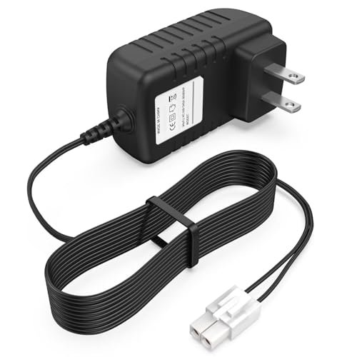 CJP Geek RC Battery Charger 12V 300mA AC Plug with Standard Tamiya Connector Perfect for RC Country Hobbies Hours