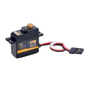 KingVal Replacement 17G Metal Steering Gear Digital Servo for RC Car vs Plane 1/18 Scale Models