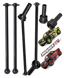 Arrma 1/7 Mojave 6S BLX 20v Power Drive RC Truck Front Rear Drive Shaft Upgrade Kit 4pcs Hardened Metal #45 CVD Drive Shaft