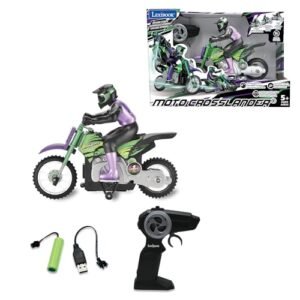 Lexibook RC18 Crosslander Radio Road Toys RC Helicopter Fast 12kmh Speed Light Effects Rechargeable