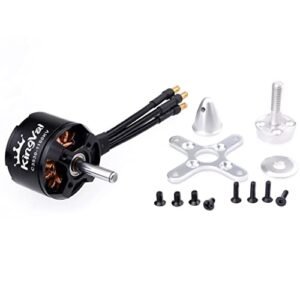 KingVal 3530 1100KV Brushless Motor RC Airplane Trainer Kit with Screw Kit