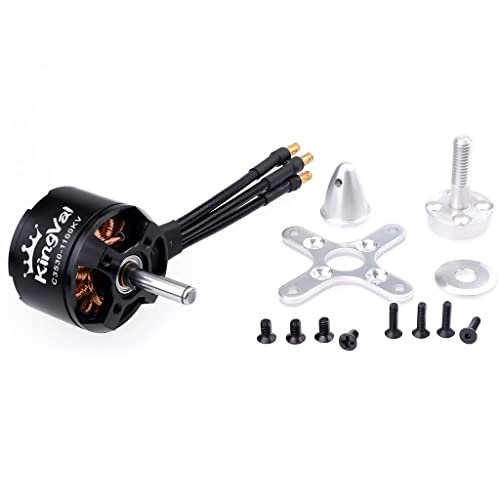 KingVal 3530 1100KV Brushless Motor RC Airplane Trainer Kit with Screw Kit