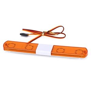 LAFEINA RC Car Wheelie Bar Multi Function LED Police Flash Light Bar Lamp for 1/10 1/8 1/12 Scale Model Cars