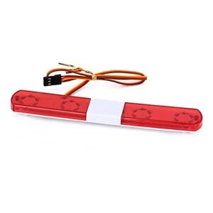 LAFEINA Multi Function LED Police Flash Light Bar Lamp for RC Car 1 8 Truggy and Other Scale Models