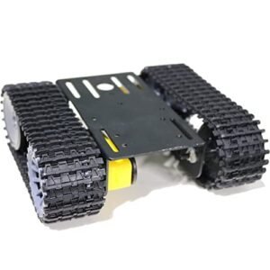 Premium Robot Tank Car Chassis TT02 for Arduino Raspberry Pi Microbit Python DIY STEAM RC Robotic Platform with 2 DC TT Motors