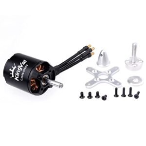 KingVal Replacement 3548 900KV Brushless Motor with Screw Kit for RC Hang Glider Aircraft