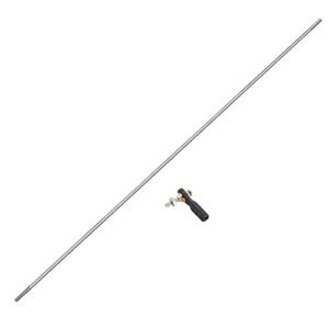 MECCANIXITY 10pcs M2x300mm Stainless Steel Push Rod Connector and Linkage Tie Rod End Ball Head for Interceptor RC Helicopter