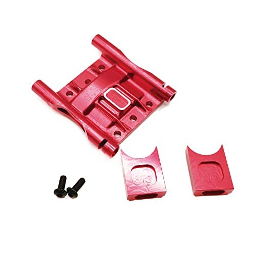 Ares RC Parts Alloy Center Differential Cover Mount for Arrma 6S Models Kraton Typhon Talion Notorious Outcast Mojave Infraction Felony Limitless 1/7 Roller Upgrade Parts Red